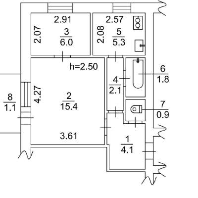Купить квартиру - Киев, Межевая ул.4, Ветряные горы. Продажа недвижимости - Подольский район, вторичный рынок и новострой недорого, цена до 38000$, объявление №1817401 фото 22